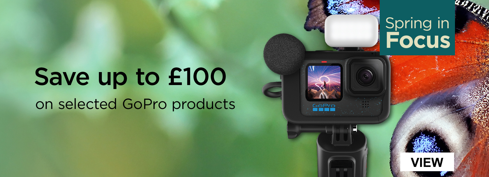 Save up to £100 on selected GoPro products