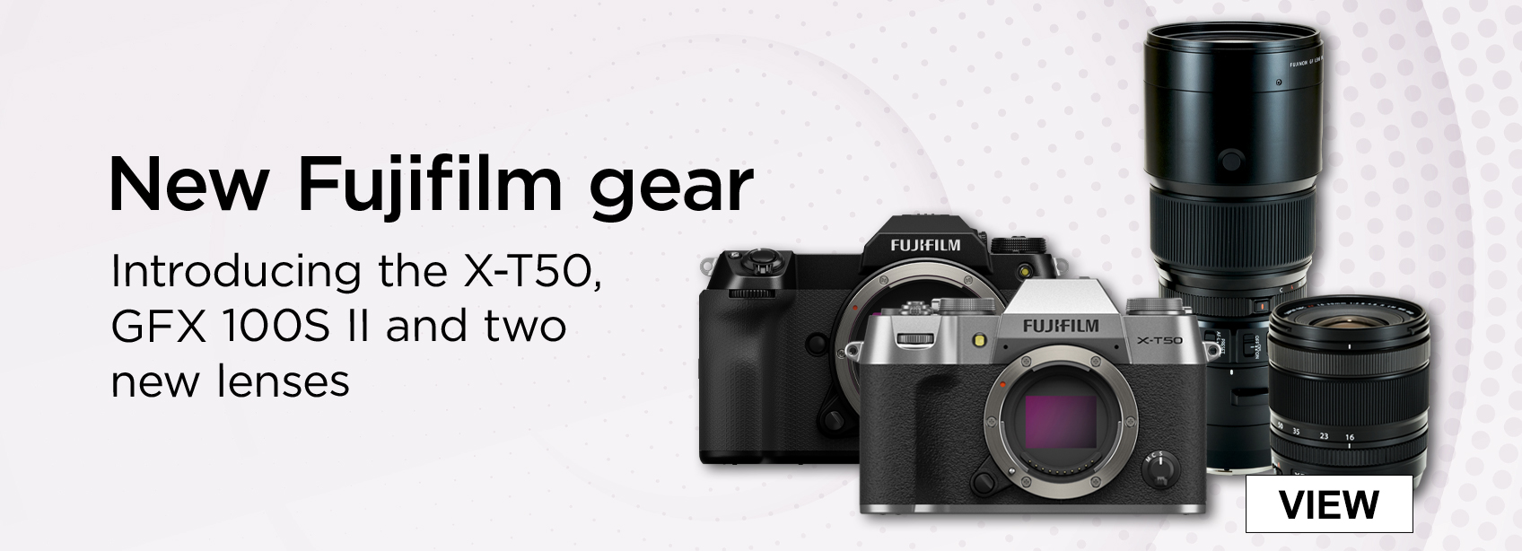 New Fujifilm Gear Introducing introducing the X-T50, GFX100SII and two new lenses