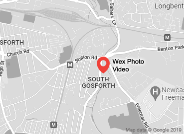 Wex Photo Video Newcastle Map