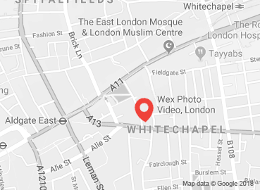 Wex Photo Video Whitechapel Map