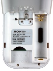 Sony GPS CS3 battery open
