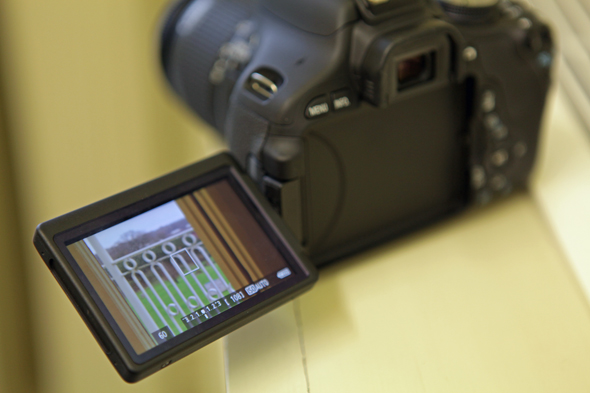 Canon 600D LCD screen