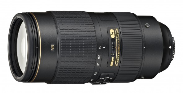 Nikon 80-400mm f4.5-5.6 D AF VR lens