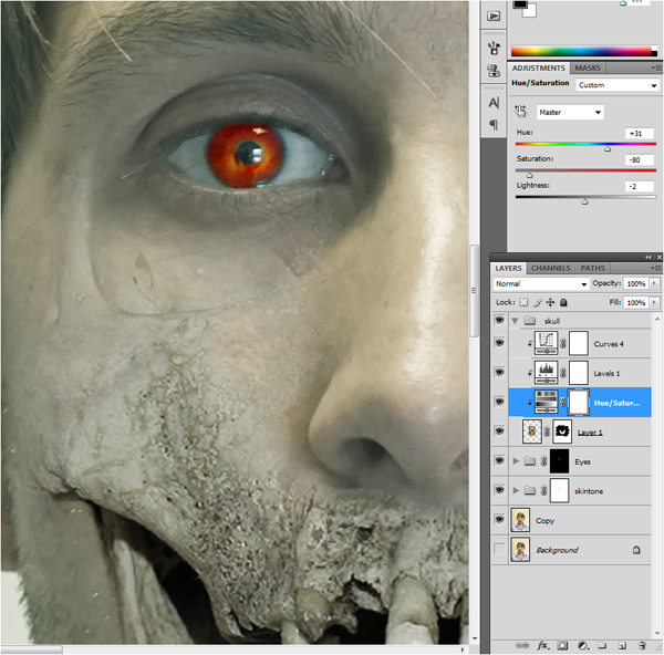 Scary Halloween Masks in Photoshop Scary Halloween Masks in Photoshop
