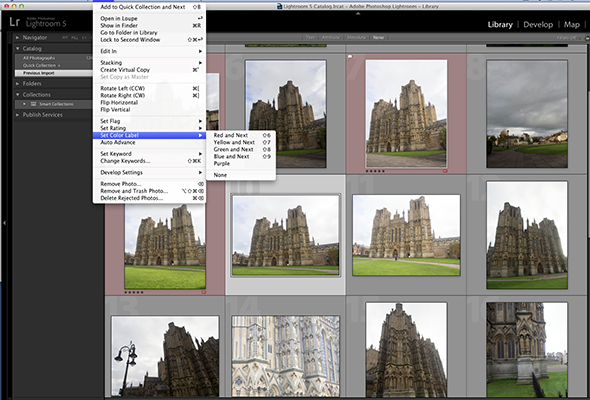 How to organise an Adobe Lightroom workflow