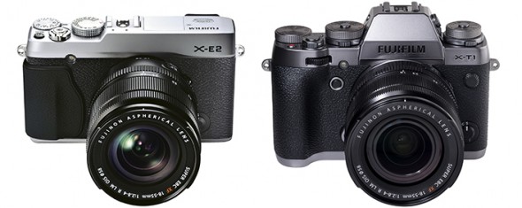 Fuji X-E2 vs Fuji X-T1