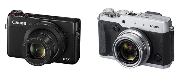 Canon PowerShot G7 X vs Fuji X30
