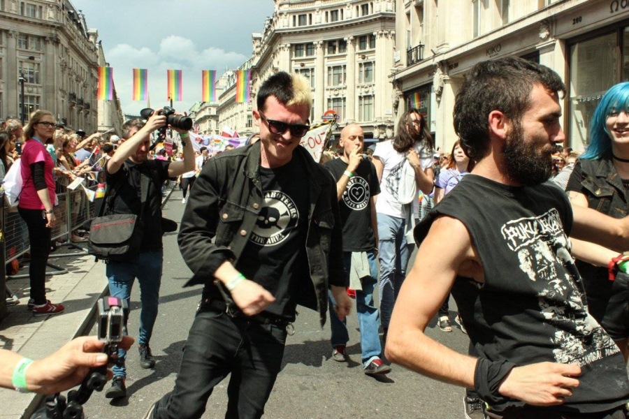 Ross Double talks about a personal project that’s close to his heart, documenting the first punk float at Pride in London
