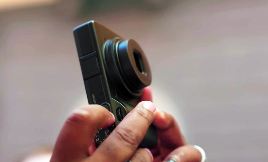 A photo of the Ricoh GR IV from Wex Photo Video's YouTube review