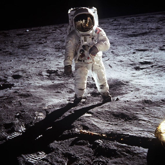 Buzz Aldrin on the Moon, 1969