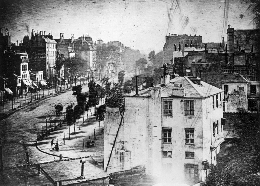 Boulevard du Temple, 1838