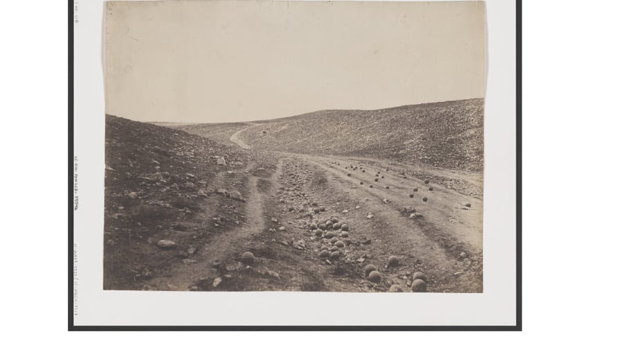 Valley of the Shadow of Death, 1855
