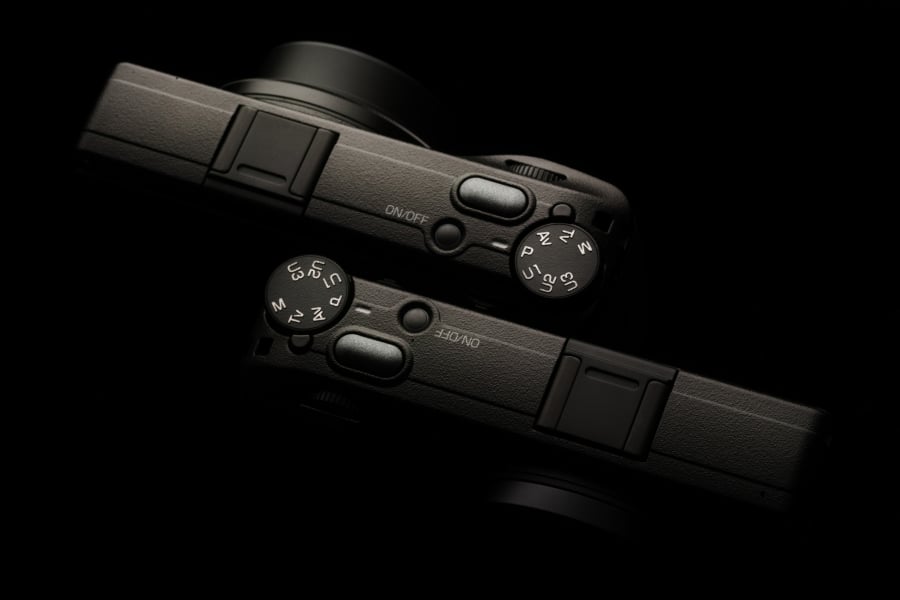  Photo of Ricoh GR camera top plates<