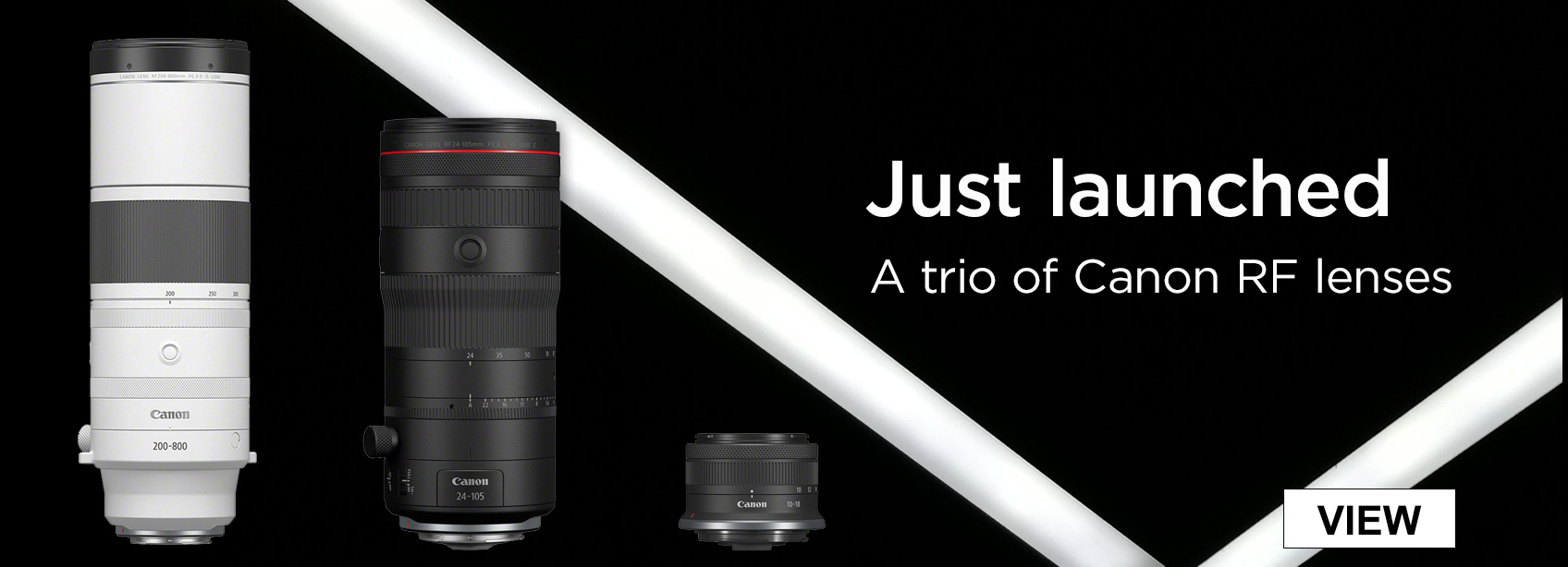 Canon RF 24-105mm f2.8 L USM Lens, Canon RF 200-800mm f6.3-9 USM Lens and Canon RF-S 10-18mm f4.5-6.3 STM Lens new launch