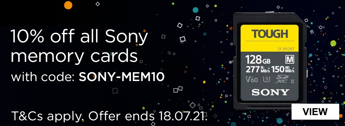 Sony Week sonly memory cards offer