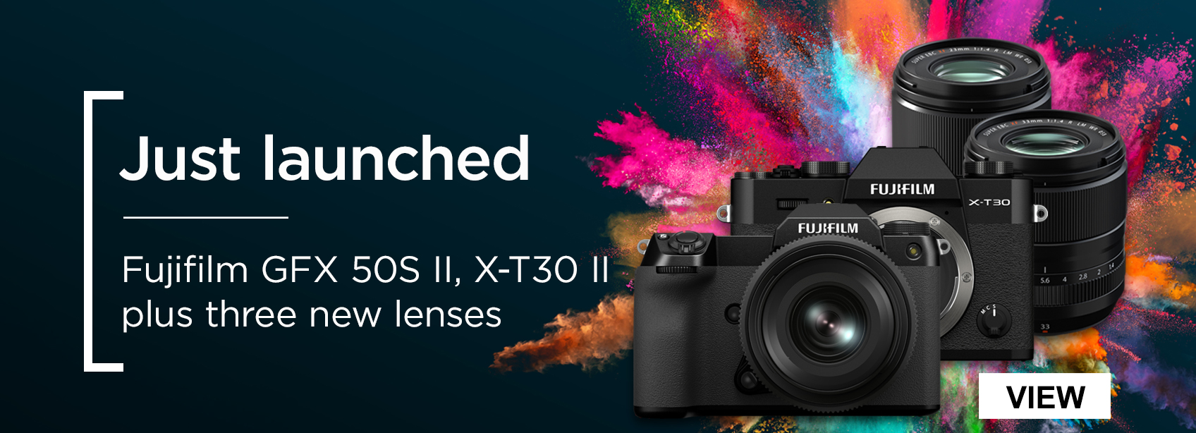 Just launched - Fujifilm GFX 50S II, X-T30 III plus three new lenses