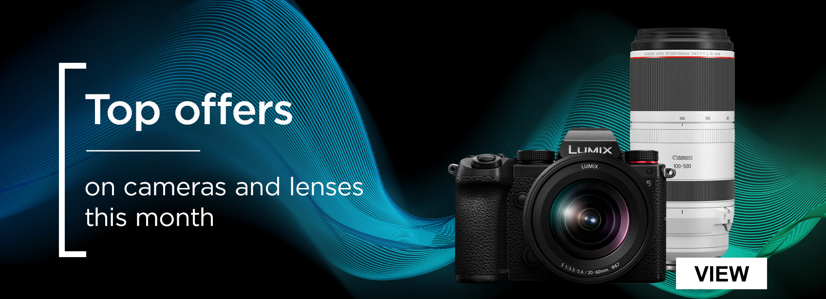 Top offers on cameras and lenses this month