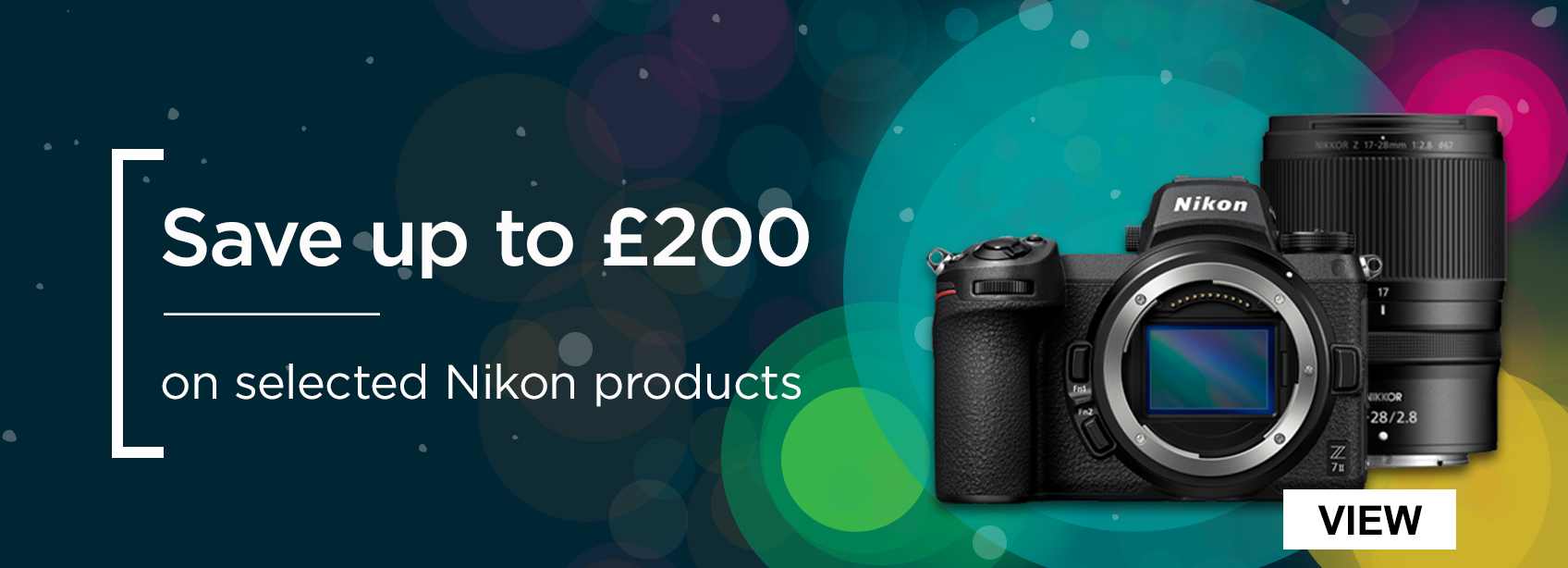 Save up to £200 on selected Nikon products