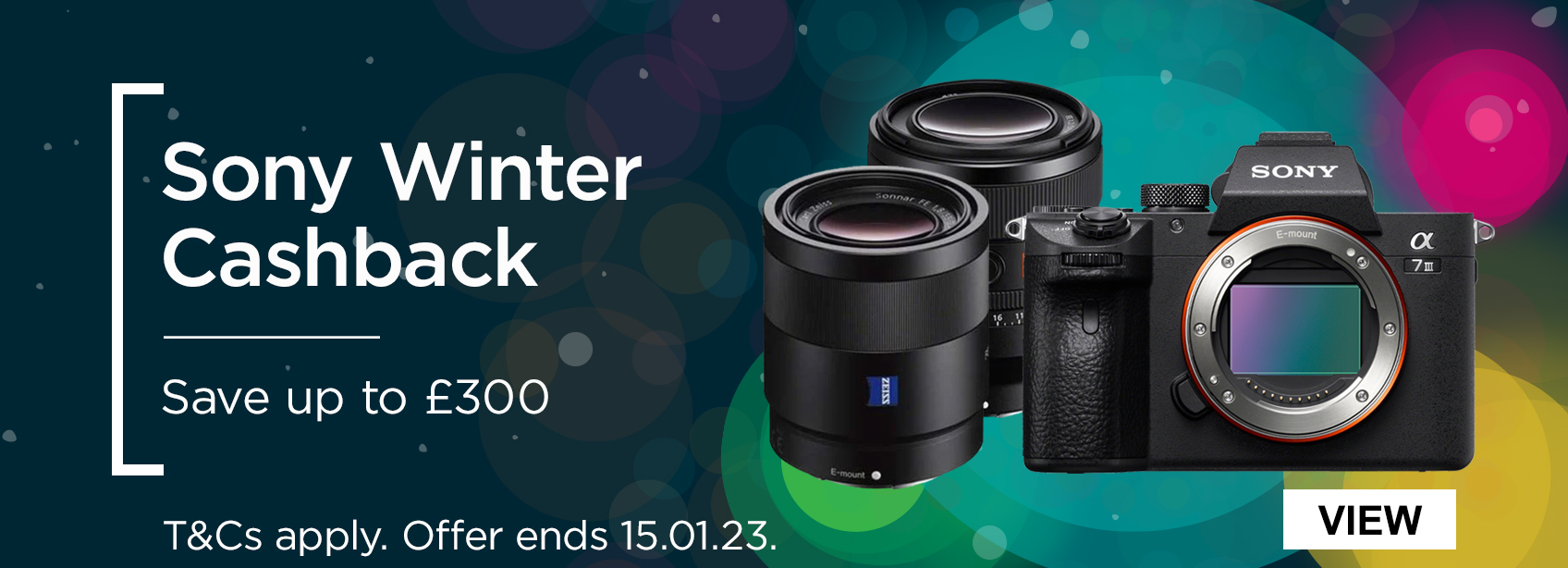 Sony Winter Cashback - Save up to £300. T&Cs apply. Ends 15.01.23.
