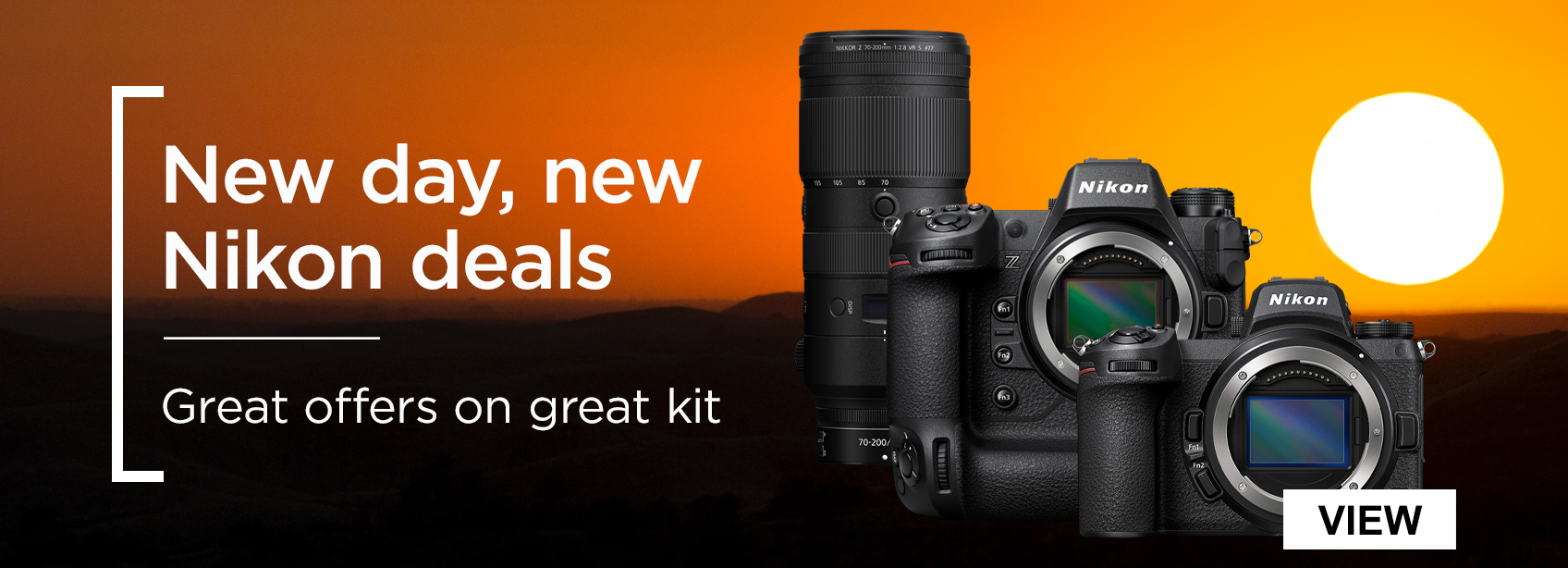New day, new Nikon deals. Great offers on great kit. 