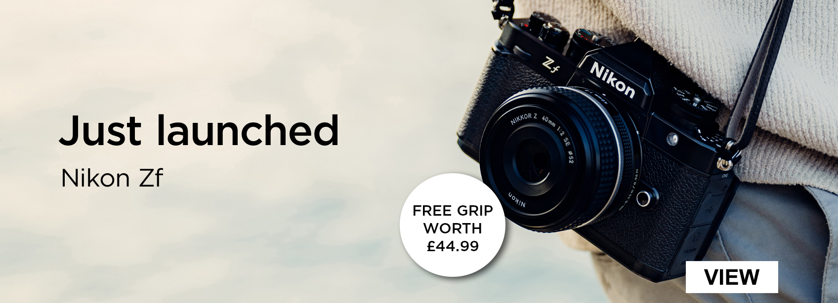 Just launched. Nikon Zf. Free grip worth £44.99