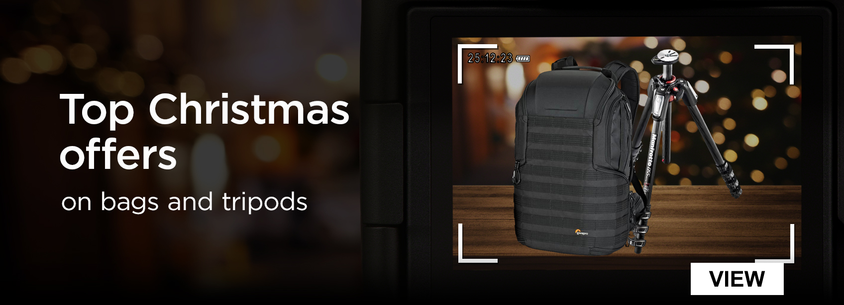 Top Christmas Offers on bags and tripods
