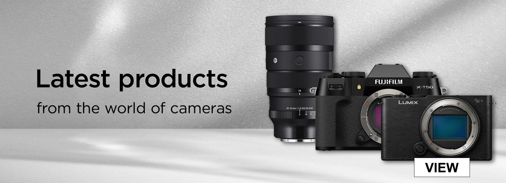 Latest products from the world of cameras