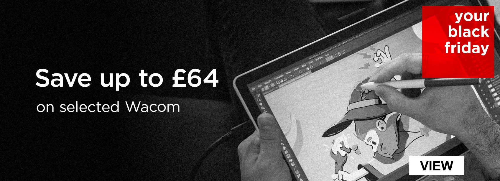 Save up to £64 on selected Wacom 