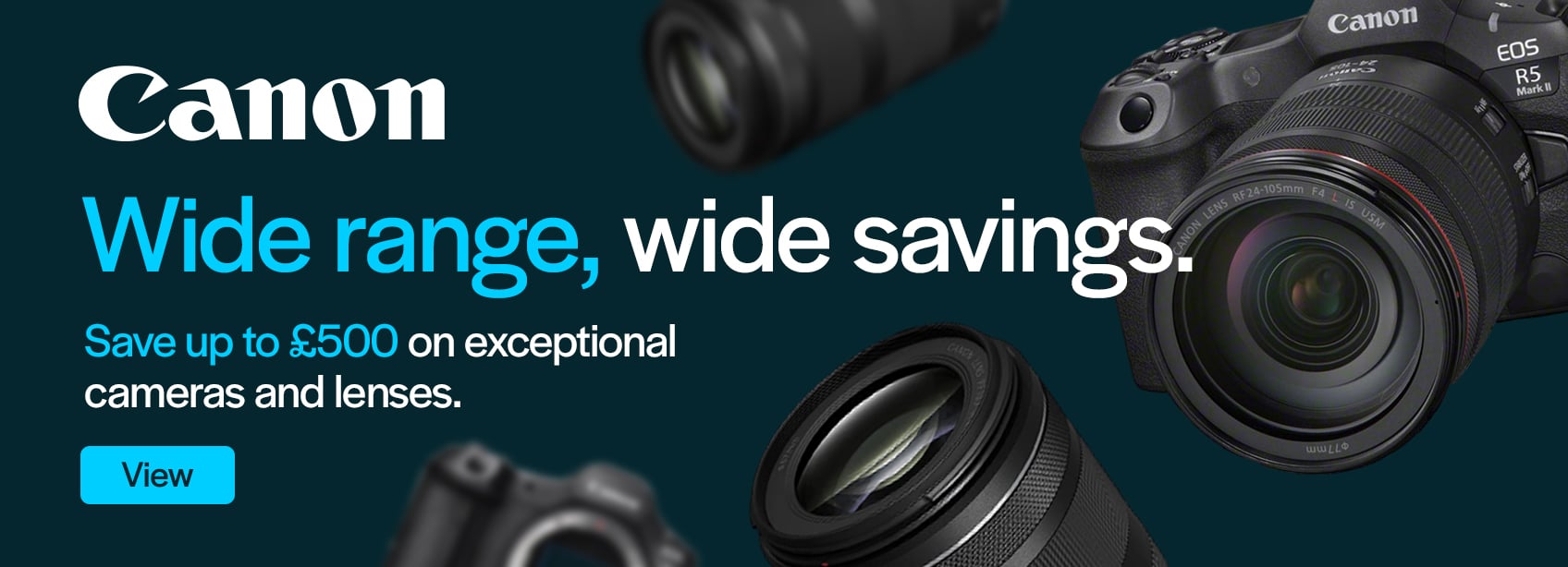 Canon save up to £500
