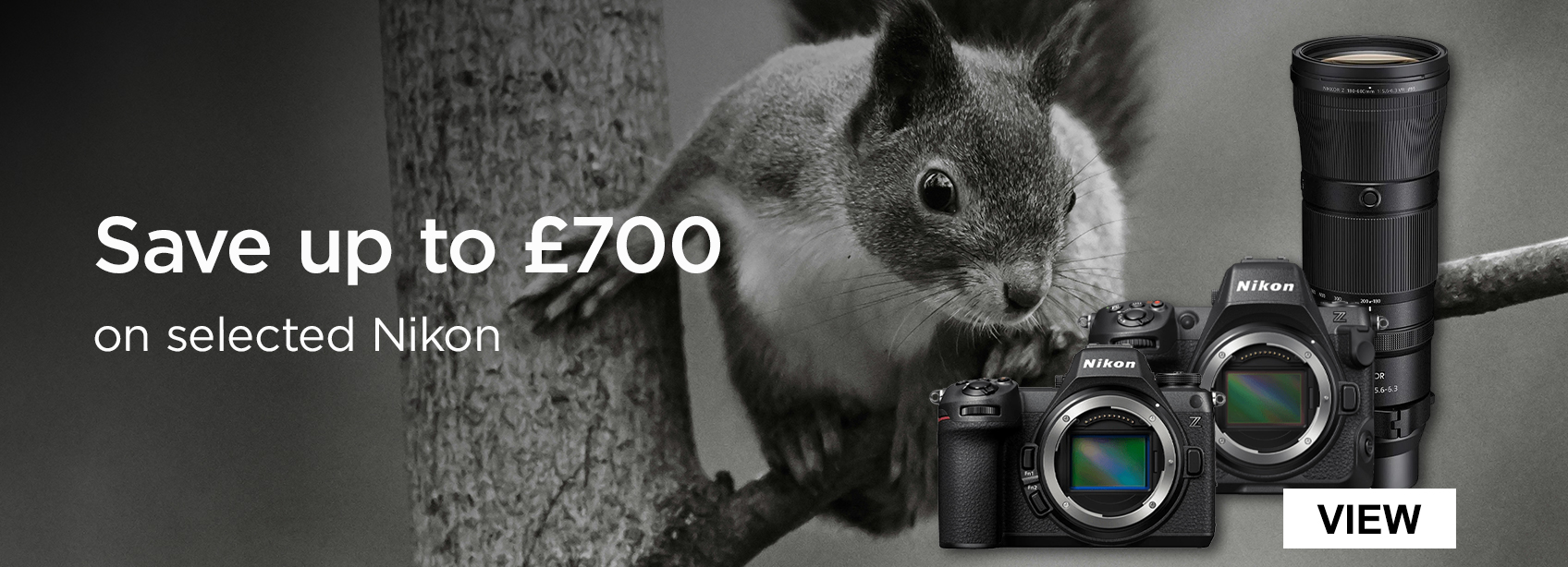 Save up to £700 on selected Nikon