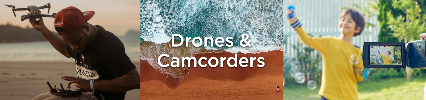 Perfect Match Drones and Camcorders