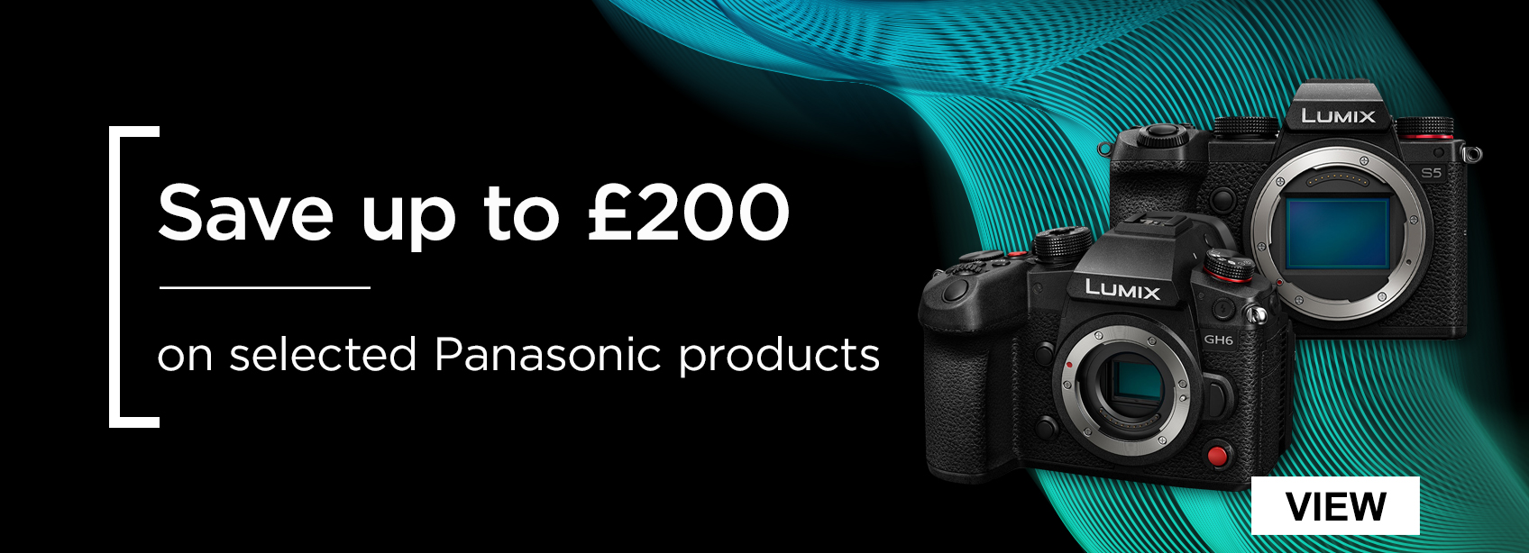 Save up to £200 on selected Panasonic products