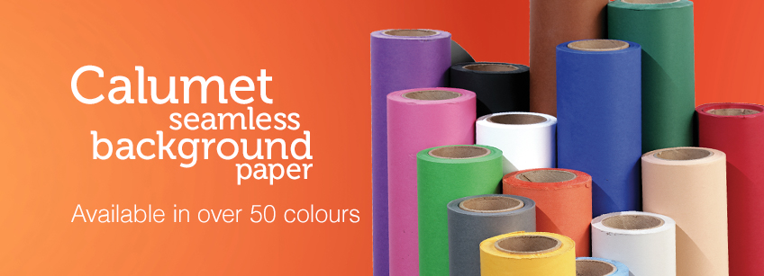 Calumet Seamless Paper backgrounds | Now back in stock