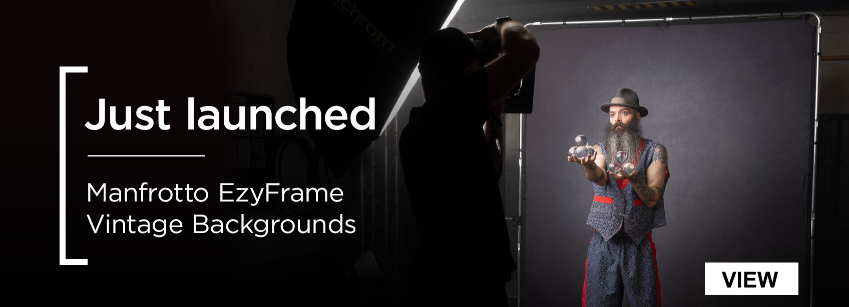 New colours and expand range of Manfrotto EztFrame Backgrounds