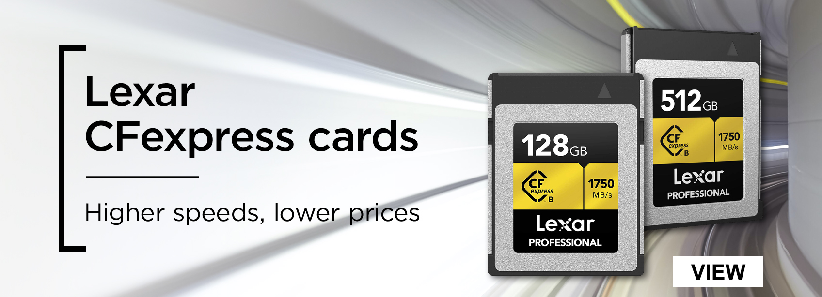 Lexar CFexpress Cards - Higher speeds, lower prices (View)