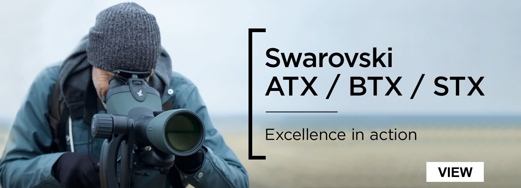 Class leading Field of View, radical ergonomics | The Swarovski ATX | BTX | STX Modular Spotting Scopes sets new standards!