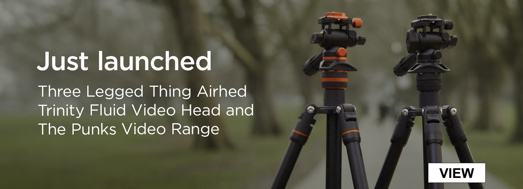 Just Launched- Three Legged Thing Airhed Trinity Fluid Video Head and The Punks Video Range