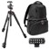 Manfrotto MK190XPRO3 and 496RC2 Ball Head plus FREE Manfrotto Backpack and LED Light