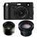 Fuji X100T with Wide Conversion Lens plus FREE Tele Conversion Lens - Black