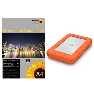 Hard Drive + Paper Pack