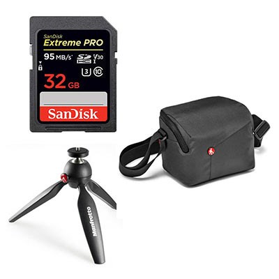 Memory Card + Bag + Tripod