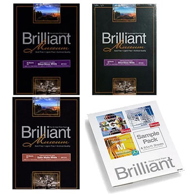 アート・デザイン・音楽 Brilliant Museum Inkjet Photo Paper x3 Brilliant Museum Inkjet Paper Bundle 1 | Wex Photo Video