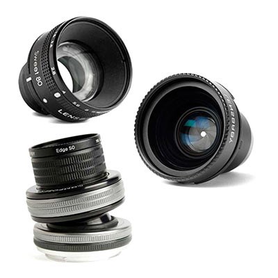 Lensbaby Composer Pro II + Sweet 35 Optic + Edge 50 Optic + Sweet 80 Optic - Sony E Fit