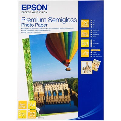 Epson Premium Semi Gloss A4 20 sheets