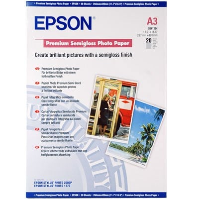 Epson Premium SemiGloss A3 - 20 sheets