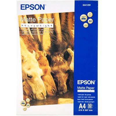 Epson Matt Paper Heavy Weight A4 50 sheets