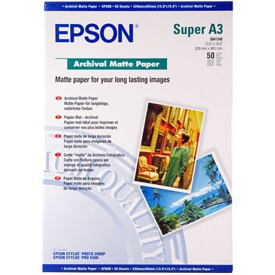 Epson Archival Matt A3+ 50 sheets