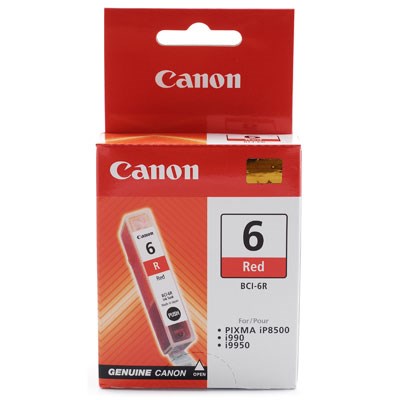 Canon BCI6R Red Ink Cartridge