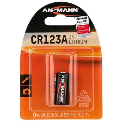 Ansmann CR123A Lithium 3V Battery