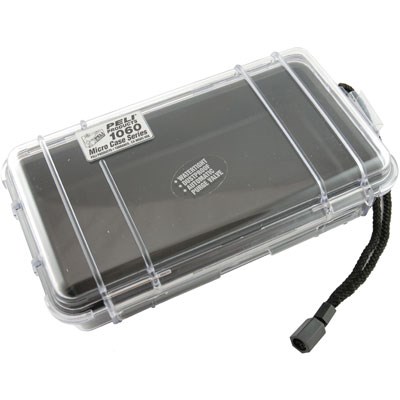 Peli 1060 Microcase Clear with Black Liner